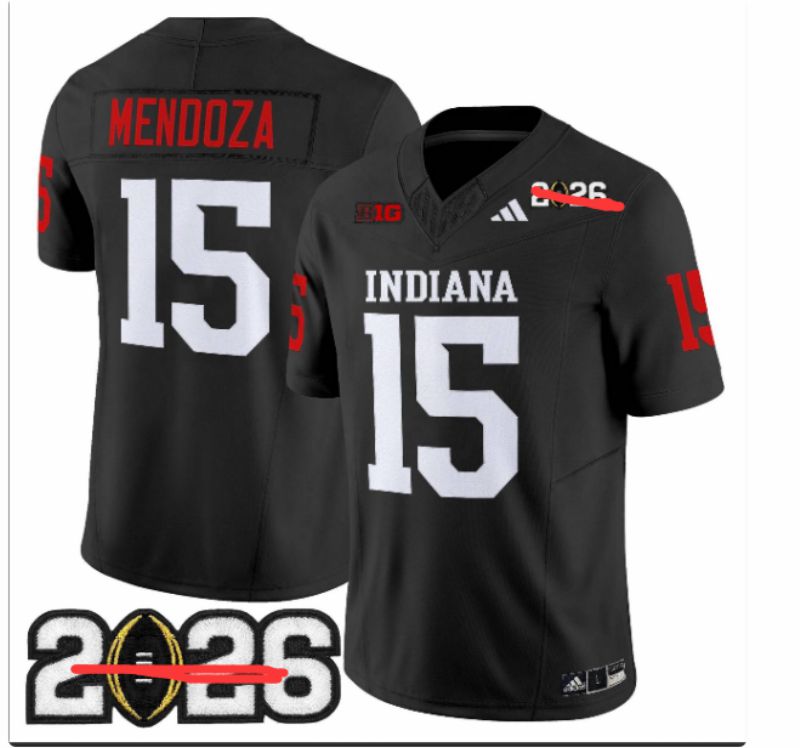 Men 2026 Ohio State Buckeyes #15 Mendoza Black Nike Limited NCAA Jersey 077->ncaa teams->NCAA Jersey